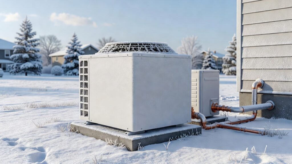 Wat doet een hybride warmtepomp op zeer koude dagen?