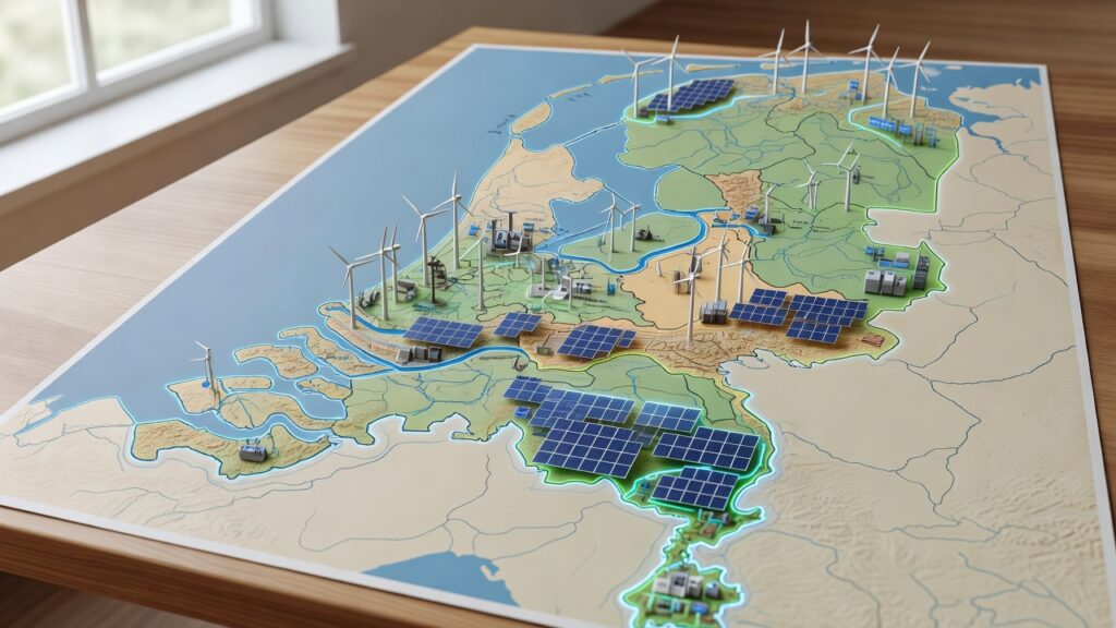 Verschil in netbeheerkosten per regio